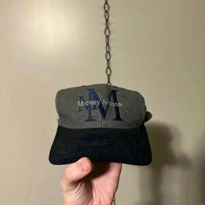 Vintage  Disney Mickey Mouse Wool Baseball Hat